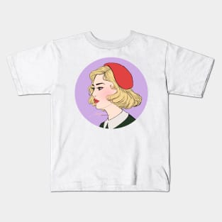 Carol-Purple Kids T-Shirt